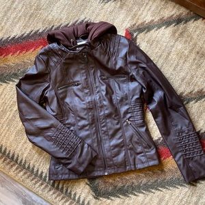 Faux Leather Jacket